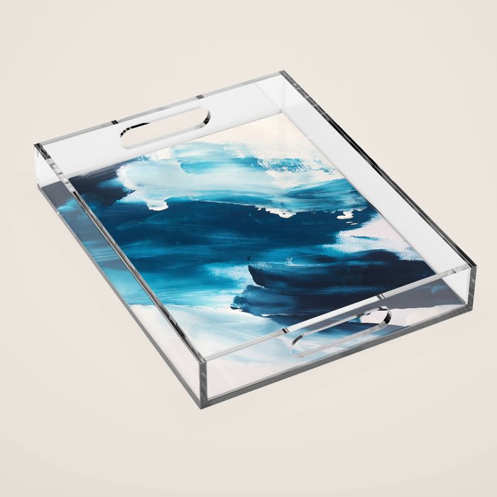 Abstract Oil Painting No. 52 Acrylic Tray Gallery Image 1