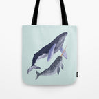Whales Tote Bag Gallery Image 1