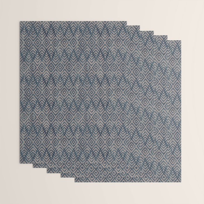 Feather Ikat - midnight desert Wrapping Paper Gallery Image 3
