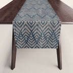 Feather Ikat - midnight desert Table Runner Gallery Image 1