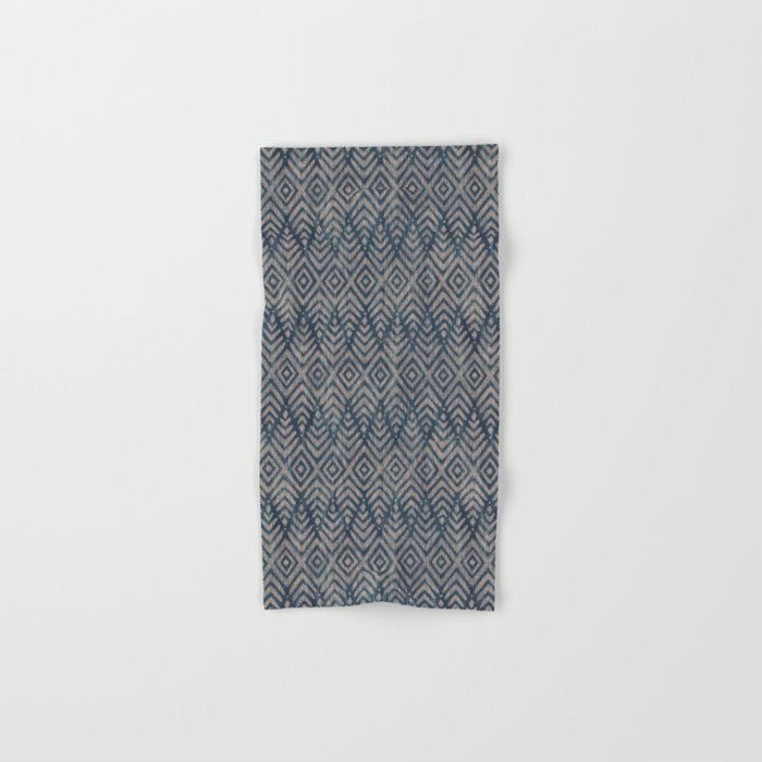 Feather Ikat - midnight desert Bath Towel Gallery Image 1