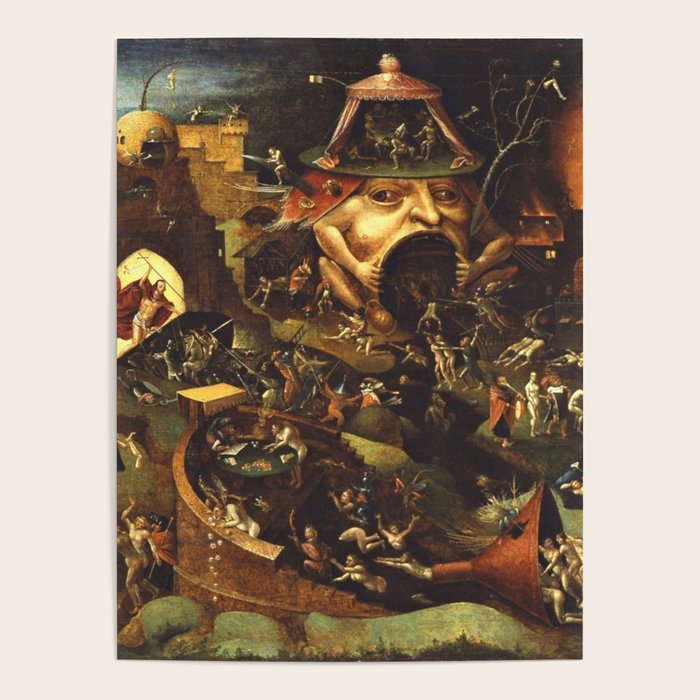 Insight Into Hell By Hieronymus Bosch Poster Gallery Image 4