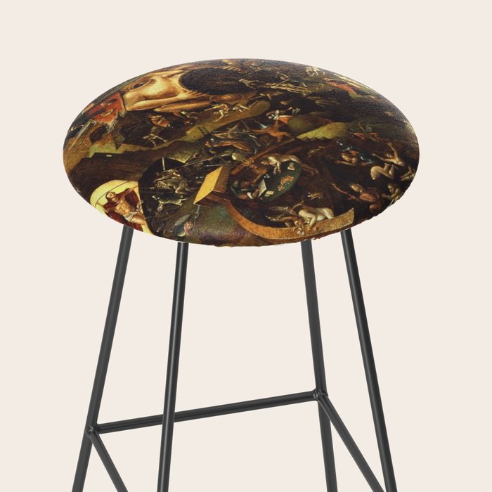 Insight Into Hell By Hieronymus Bosch Stool Gallery Image 2