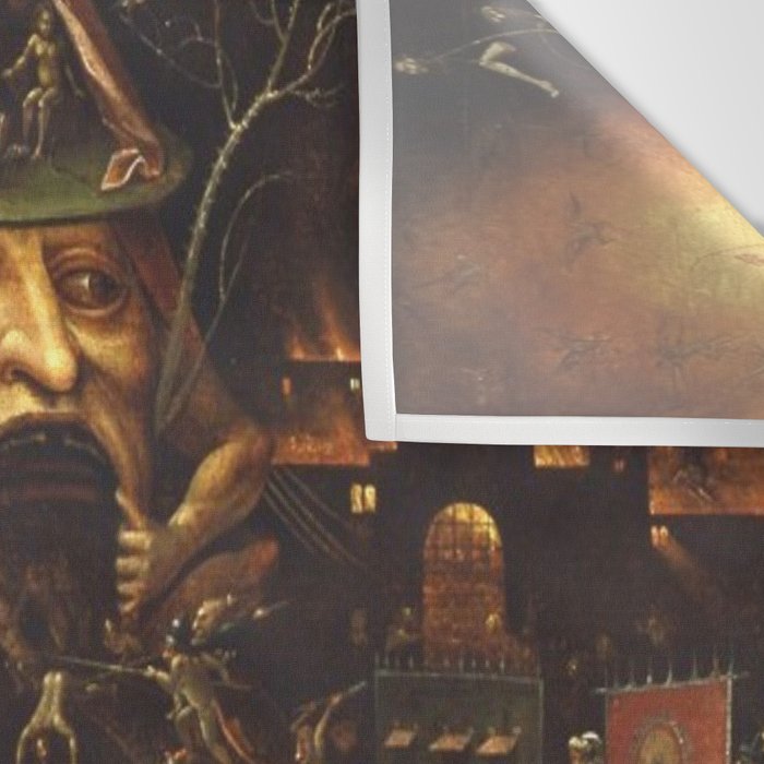 Insight Into Hell By Hieronymus Bosch Wall Tapestry Gallery Image 3