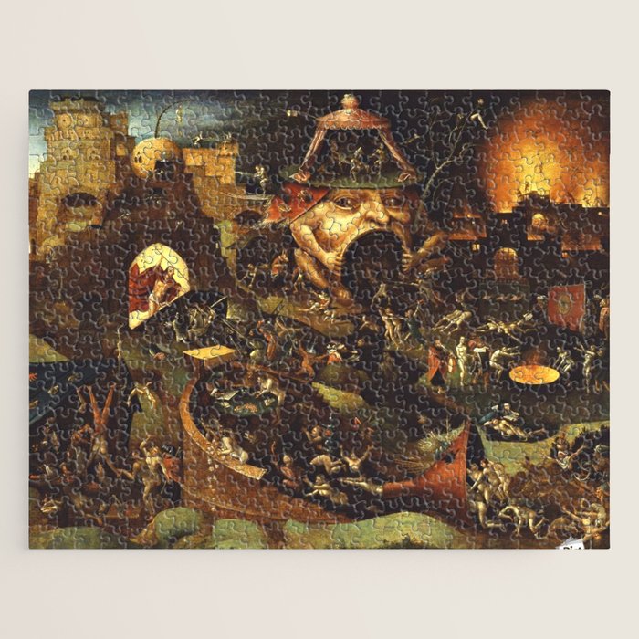 Insight Into Hell By Hieronymus Bosch Jigsaw Puzzle Gallery Image 1
