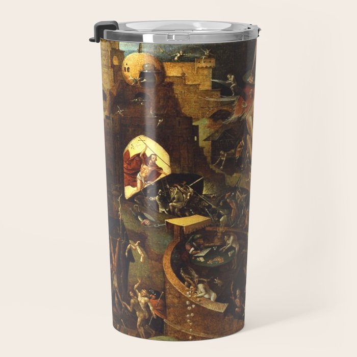 Insight Into Hell By Hieronymus Bosch Travel Mug Gallery Image 3