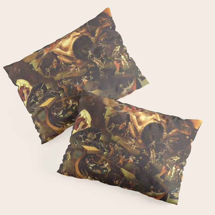 Insight Into Hell By Hieronymus Bosch Pillow Sham Gallery Image 3
