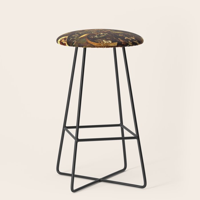 Insight Into Hell By Hieronymus Bosch Stool Gallery Image 1