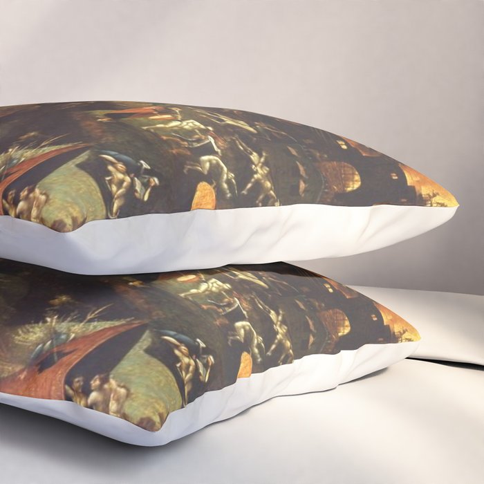 Insight Into Hell By Hieronymus Bosch Pillow Sham Gallery Image 3