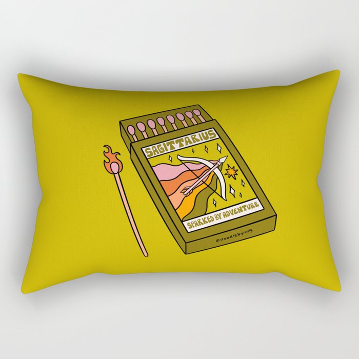 Sagittarius Matchbox Rectangular Pillow Gallery Image 2