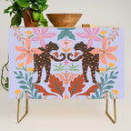 Lilac Whimsical Garden  Credenza Gallery Image 1