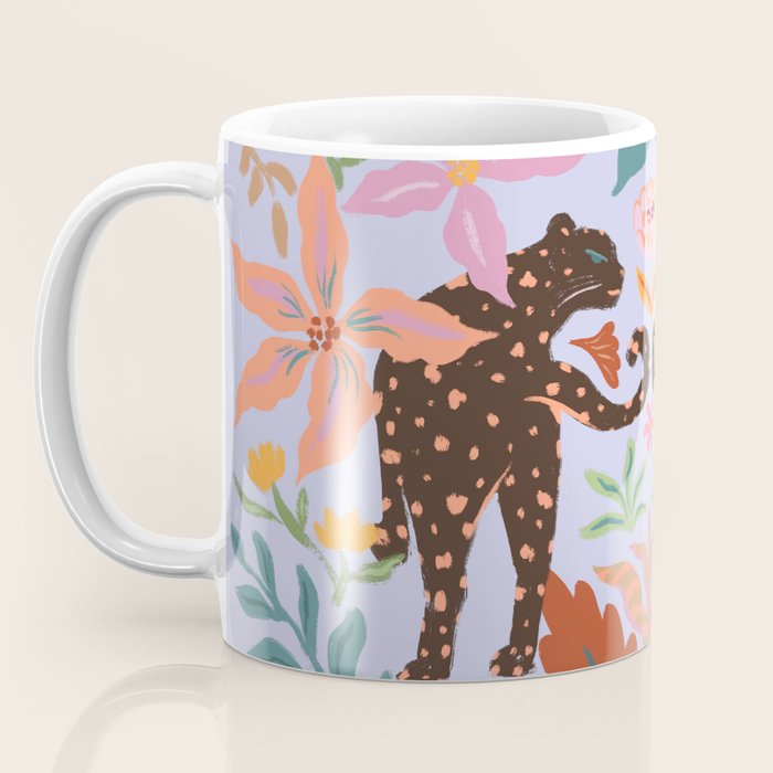 Lilac Whimsical Garden  Coffee Mug Gallery Image 3