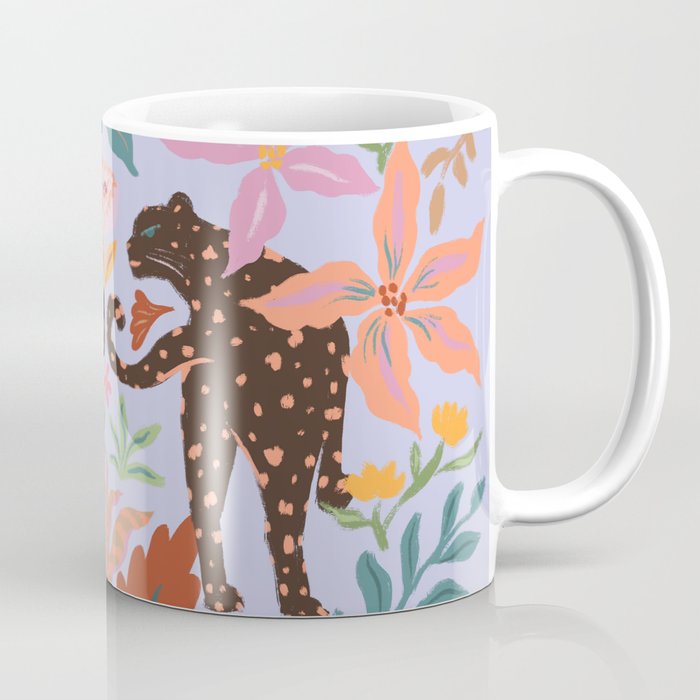 Lilac Whimsical Garden  Coffee Mug Gallery Image 1