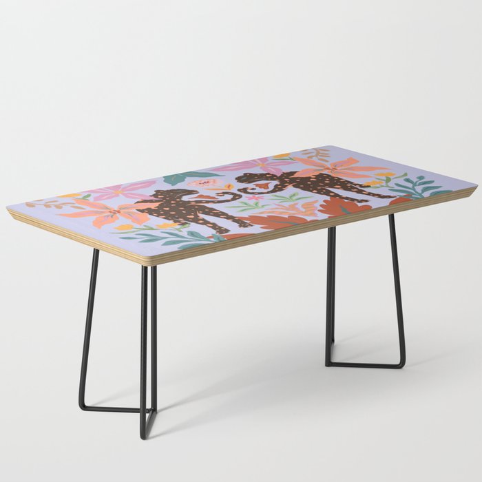 Lilac Whimsical Garden  Coffee Table Gallery Image 1