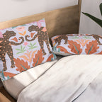 Lilac Whimsical Garden  Pillow Sham Gallery Image 2