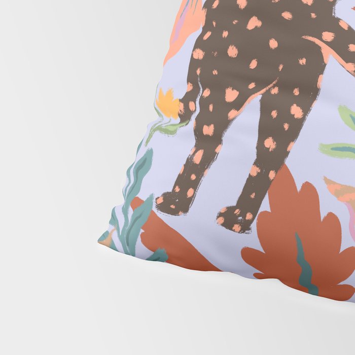 Lilac Whimsical Garden  Pillow Sham Gallery Image 4