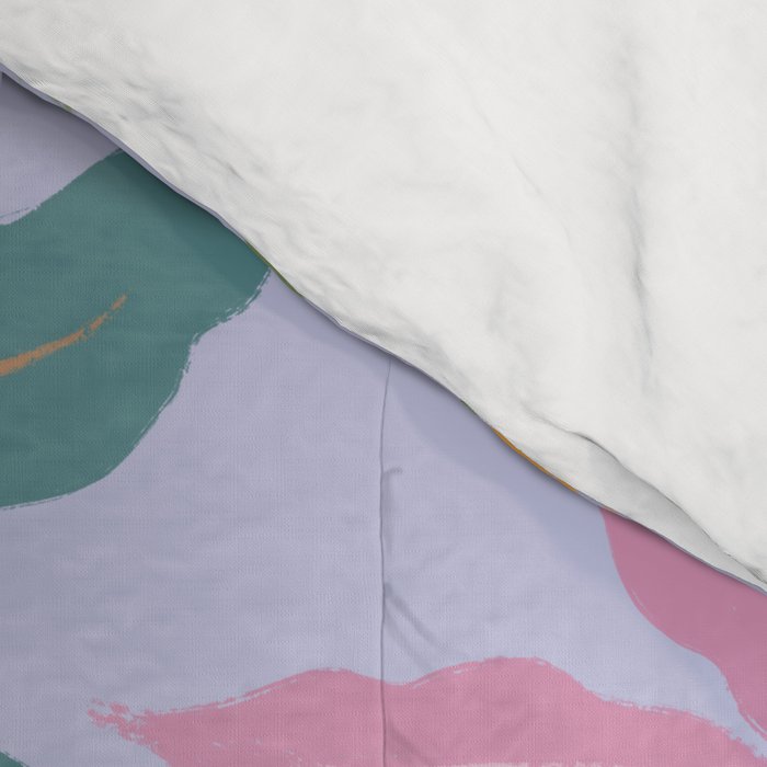 Lilac Whimsical Garden  Comforter Gallery Image 4