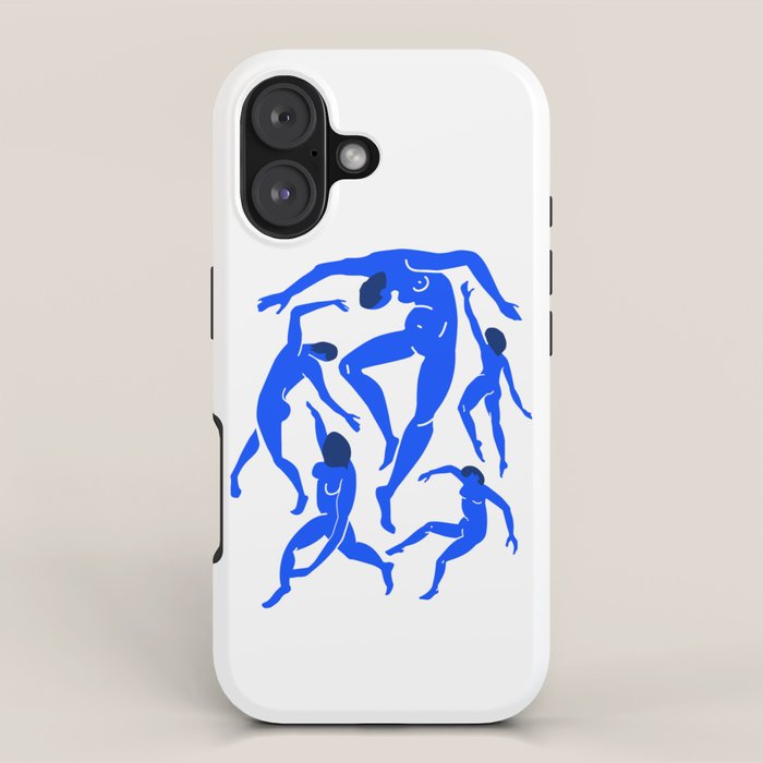 The Dance 3 | Henri Matisse - La Danse | Ultramarine Blue Edition iPhone Case Gallery Image 1