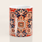Heriz Serapi Azerbaijan Antique Persian Rug Print Coffee Mug Gallery Image 4