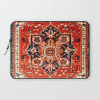 Heriz Serapi Azerbaijan Antique Persian Rug Print Laptop Sleeve Gallery Image 1