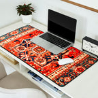 Heriz Serapi Azerbaijan Antique Persian Rug Print Desk Mat Gallery Image 2
