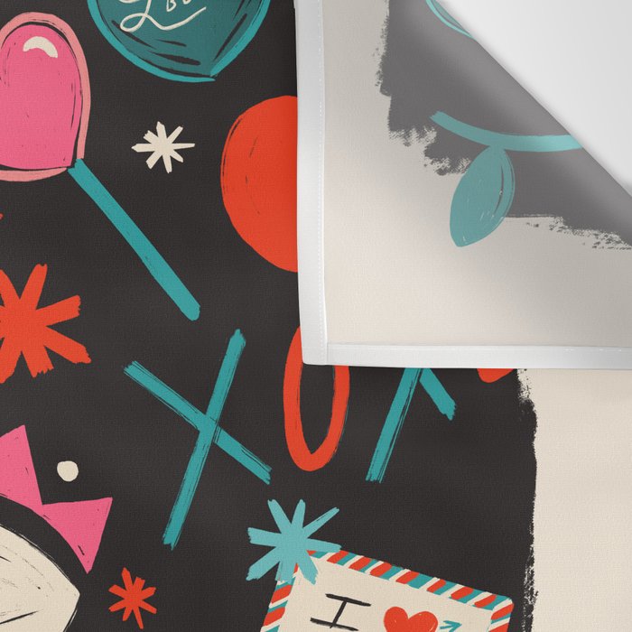 Love Pop Icons Wall Tapestry Gallery Image 3