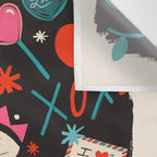 Love Pop Icons Wall Tapestry Gallery Image 3