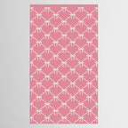 Bows & Ribbons Pattern LI 90s Bubblegum Pink Tablecloth Gallery Image 2