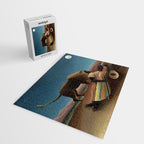 'The Sleeping Gypsy' Lion and Moon While Sleeping in the Desert by Henri Rousseau Jigsaw Puzzle Gallery Image 2