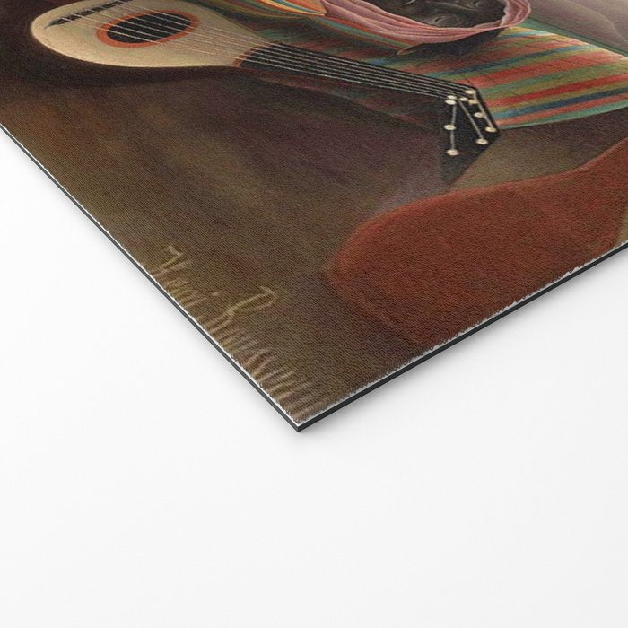 'The Sleeping Gypsy' Lion and Moon While Sleeping in the Desert by Henri Rousseau Welcome Mat Gallery Image 2