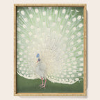 Peacock, Ohara Koson - Japanese Woodcut Serving Tray Gallery Image 1