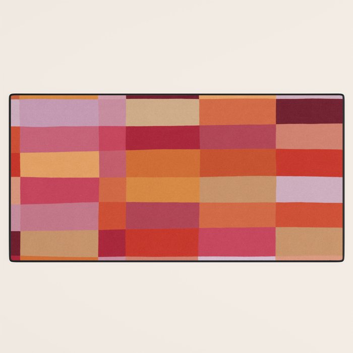 Color Blocks / Summer Fields Desk Mat Gallery Image 3