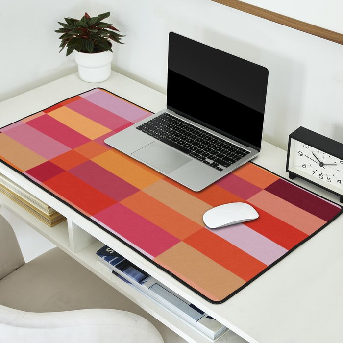 Color Blocks / Summer Fields Desk Mat Gallery Image 2
