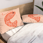Shrimply the Best Pillow Sham Gallery Image 2