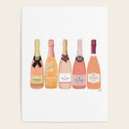 Rose Champagne Bottles Poster Gallery Image 4
