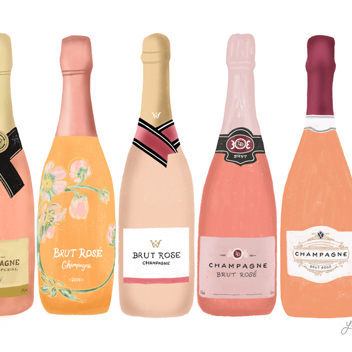 Rose Champagne Bottles Coffee Mug Gallery Image 2