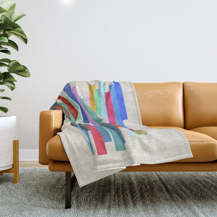 Prism Shards Throw Blanket Gallery Image 1