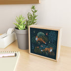 Forest Foxes Mini Art Print Gallery Image 2
