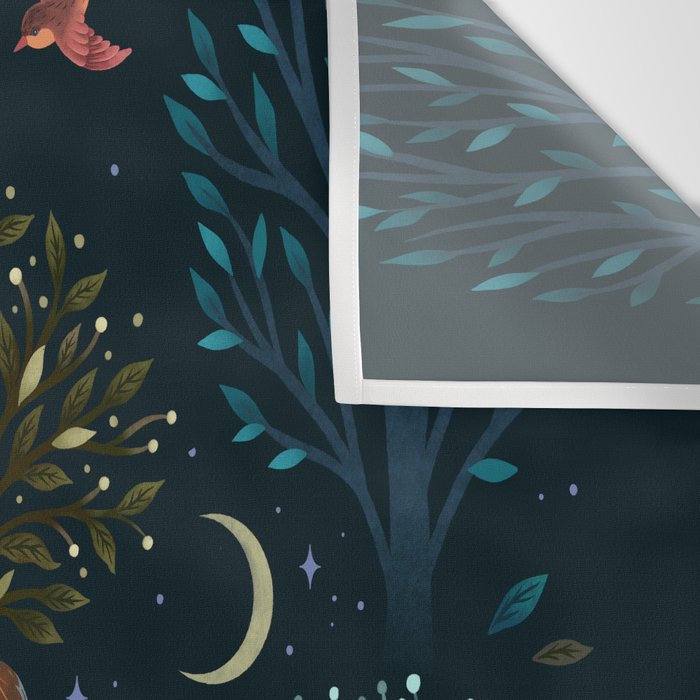 Forest Foxes Wall Tapestry Gallery Image 3