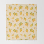 Amalfi Coast Lemons Throw Blanket Gallery Image 2