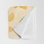 Amalfi Coast Lemons Throw Blanket Gallery Image 3