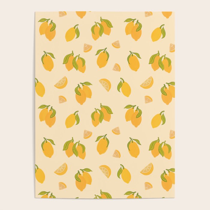 Amalfi Coast Lemons Poster Gallery Image 4