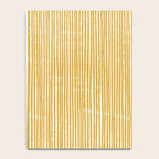 Rustic Abstract Stripes, Yellow and White Notebook Gallery Image 4