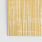 Rustic Abstract Stripes, Yellow and White Poster Gallery Image 3