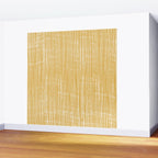 Rustic Abstract Stripes, Yellow and White Wall Mural Gallery Image 2