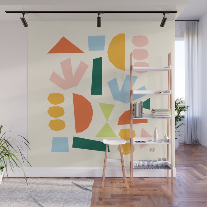 Geometrical abstract  Wall Mural Gallery Image 1
