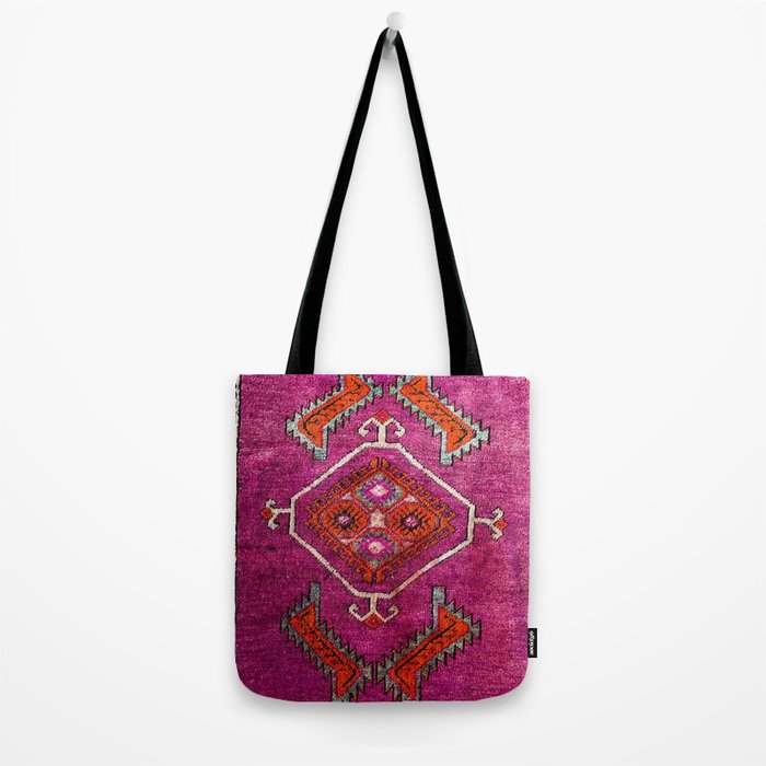 vintage Moroccan carpet Tote Bag Gallery Image 2