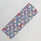 Wild colorful flowery meadow B Yoga Mat Gallery Image 1