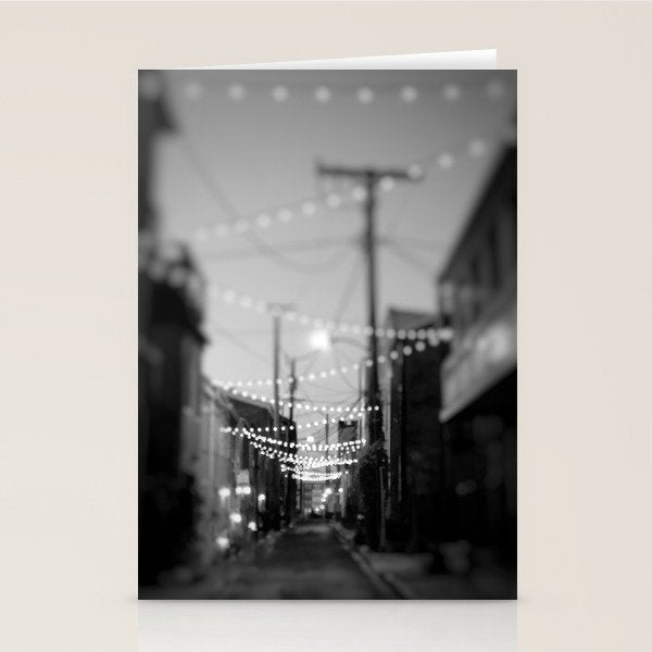 Party Lights in the City x Baltimore Maryland Stationery Card Gallery Image 2