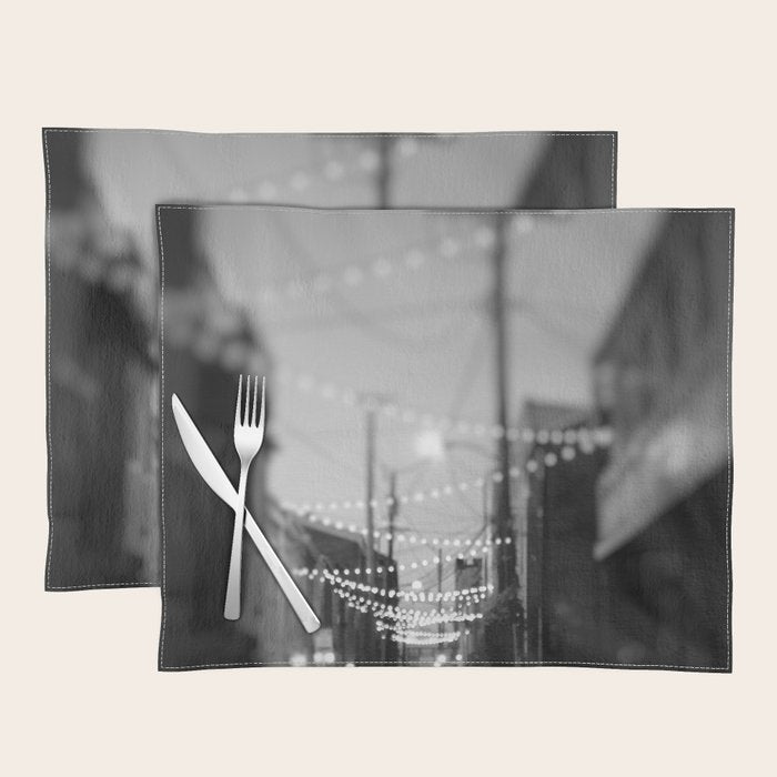 Party Lights in the City x Baltimore Maryland Placemat Gallery Image 1
